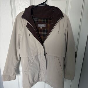 Liz Claiborne Beige and Brown Jacket